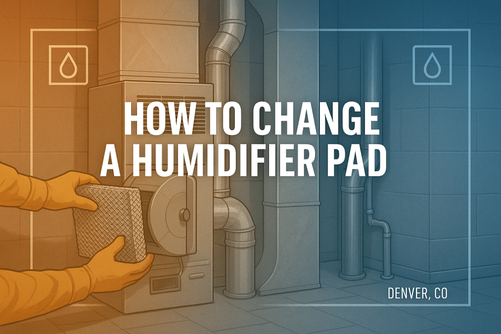 How to Change a Humidifier Pad | High 5 Plumbing, Heating, Cooling & Electric