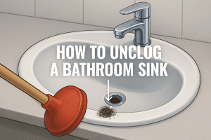 How to Unclog a Bathroom Sink | High 5 Plumbing, Heating, Cooling & Electric